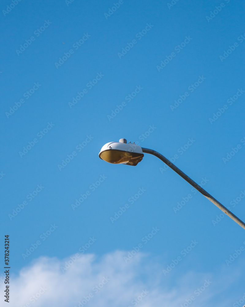 Sky lamp post