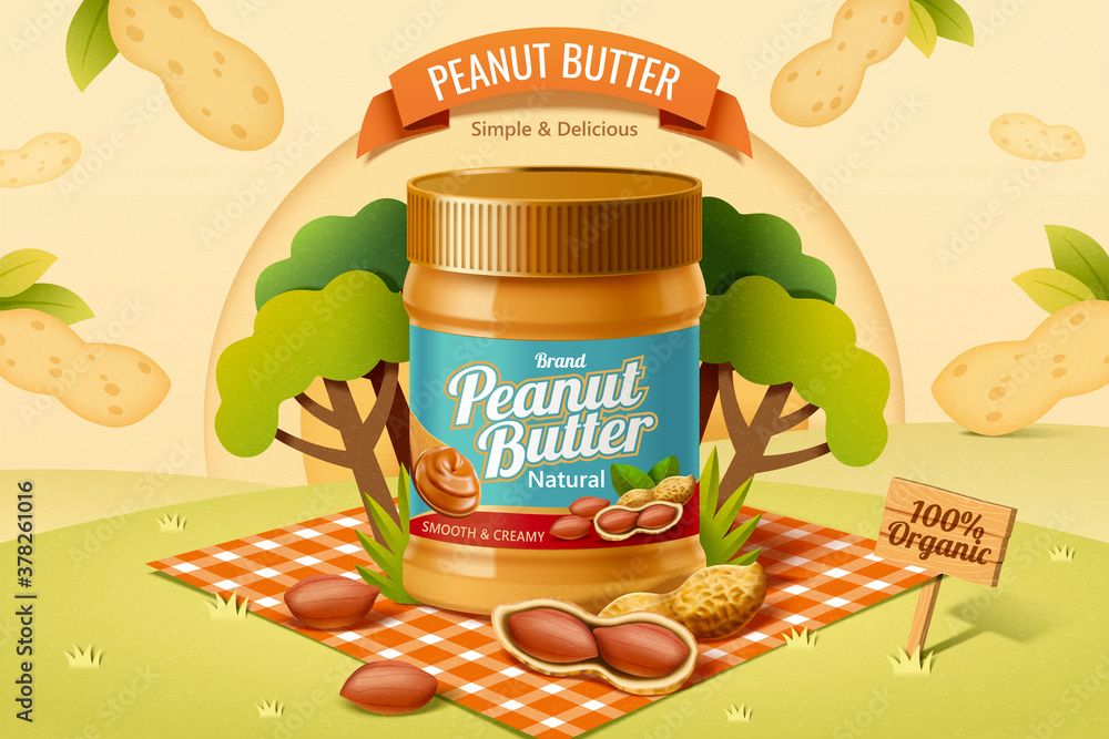 Peanut butter spread ad