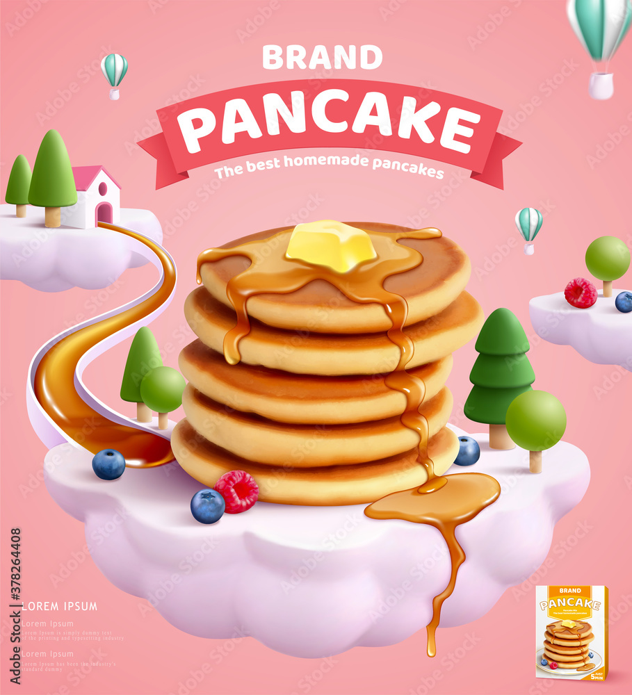 Pancake mix ads