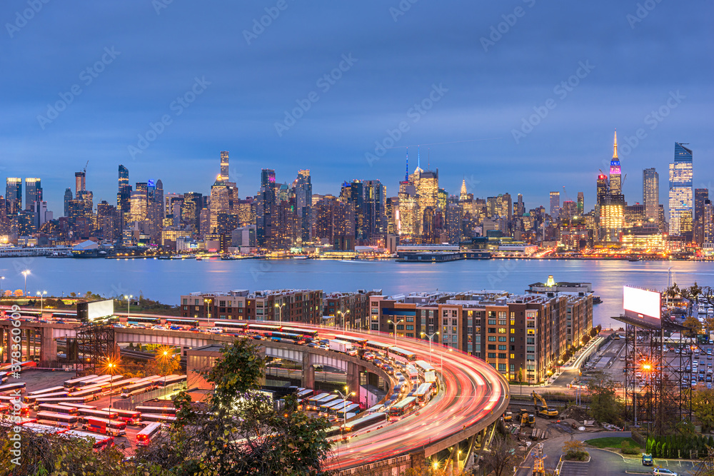 New York City Skyline from New Jersey