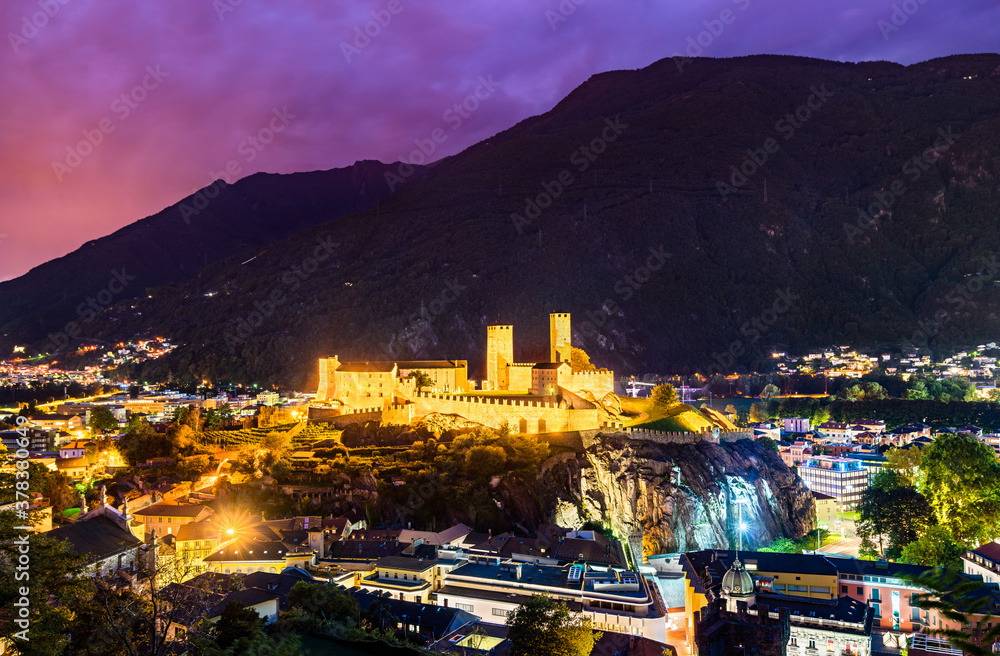 Castelgrande castle in Bellinzona, Switzerland