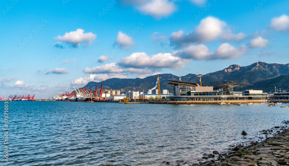 Port Portal Crane of Lianyungang Port.