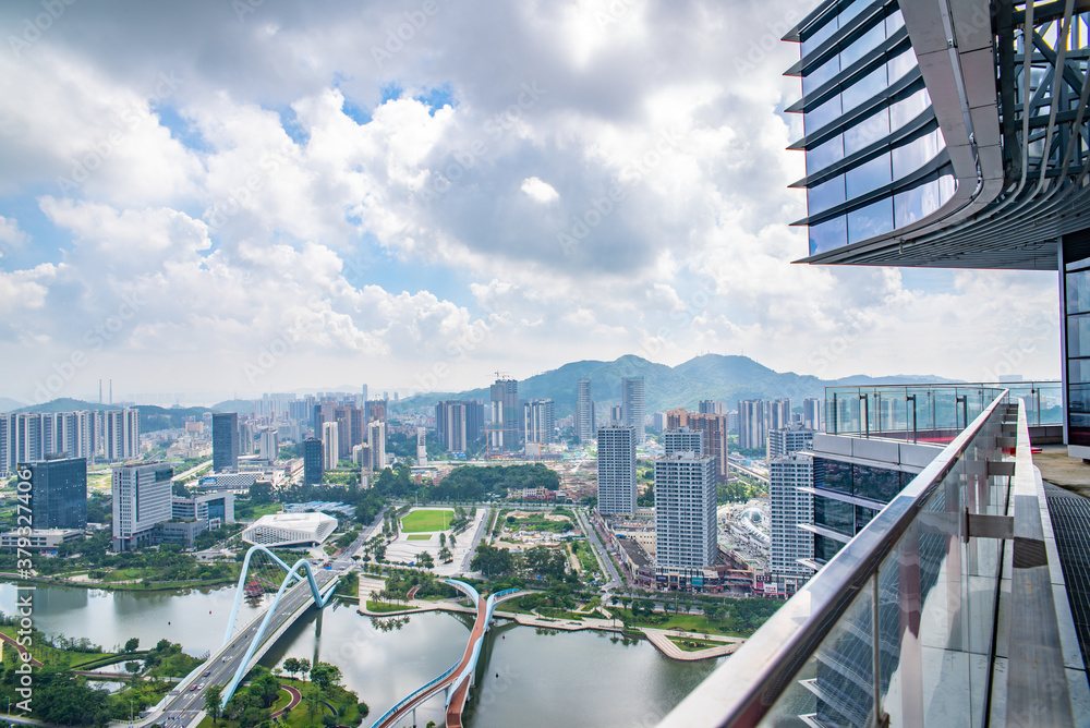 中国广州南沙区城市建筑景观