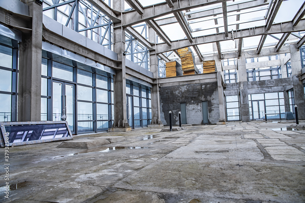 The indoor environment of the roof rough house