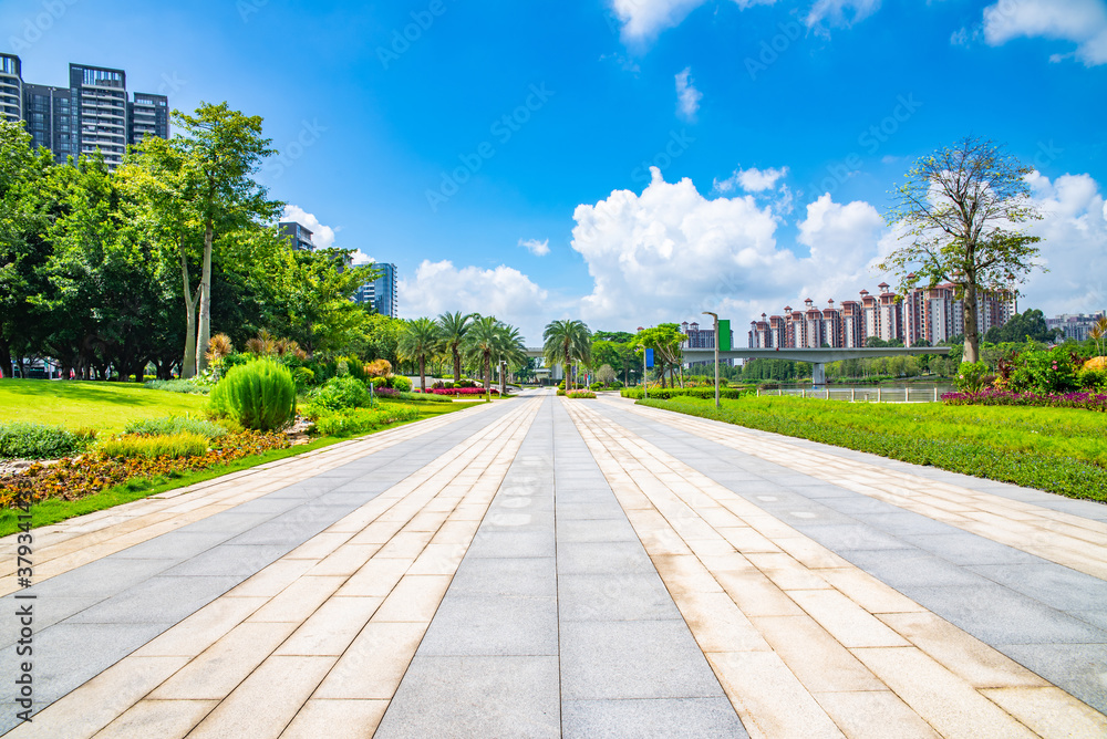 Jiaomen River Park Plaza, Nansha District, Guangzhou