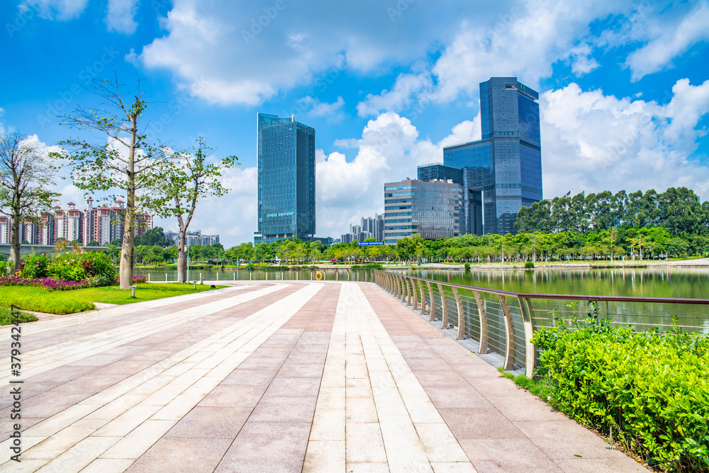 Jiaomen River Park Plaza, Nansha District, Guangzhou