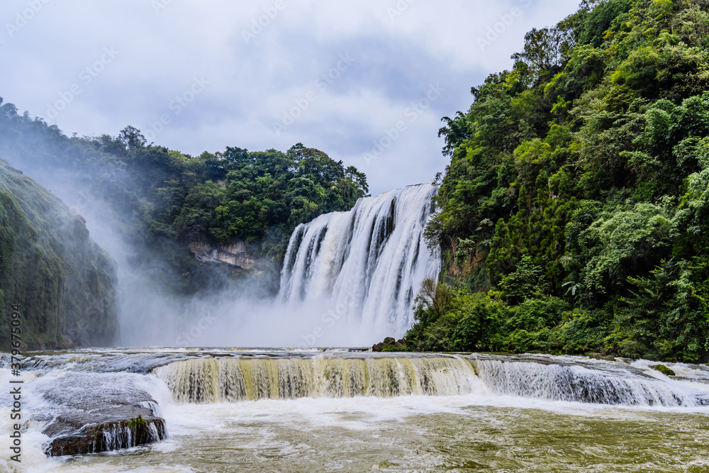 Scenery of Huangguoshu Waterfall in Guizhou, China