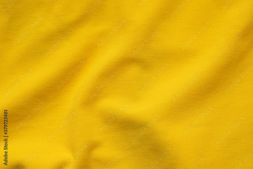 Surface of yellow fabric for background