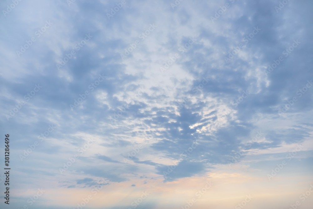 View of beautiful sky with clouds