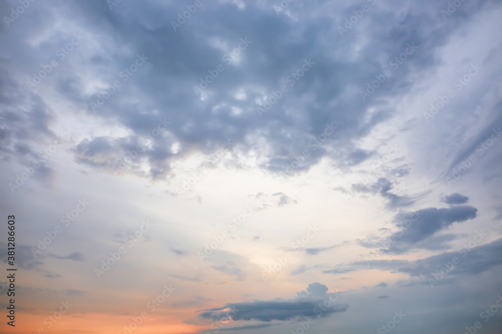 View of beautiful sky with clouds