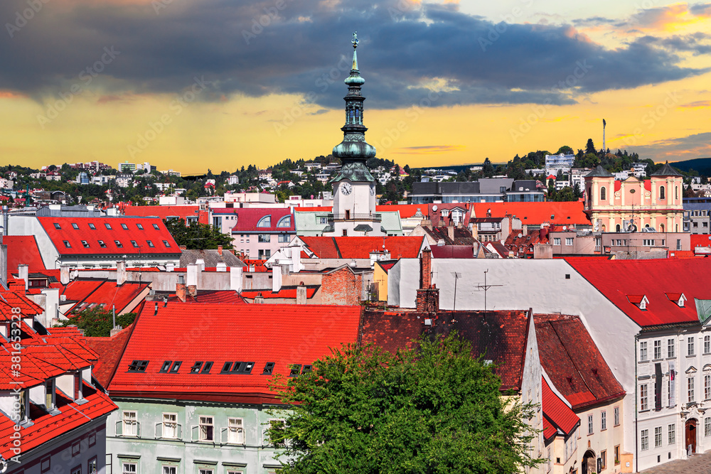 Bratislava city and beautiful old town, Slovakia