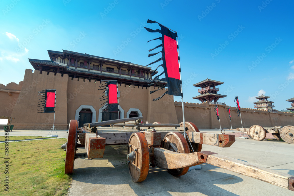 Qin and Han ancient city park, Guizhou, China.