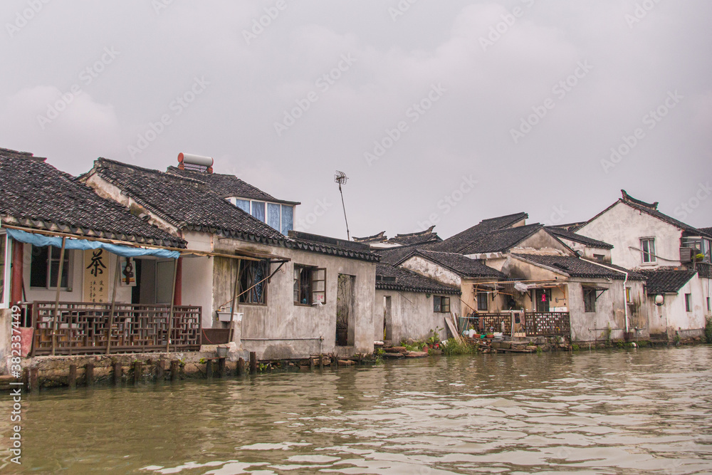 Main channel in the shade in china