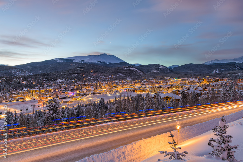 Breckenridge, Colorado, USA in Winter