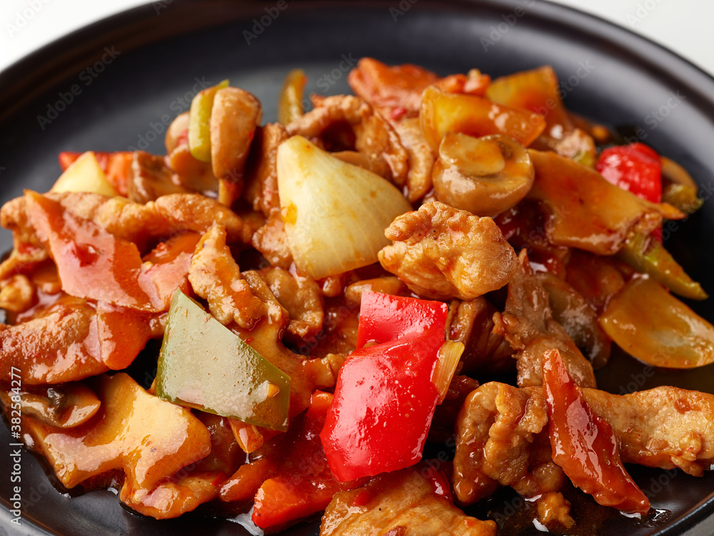 plate of chinese food