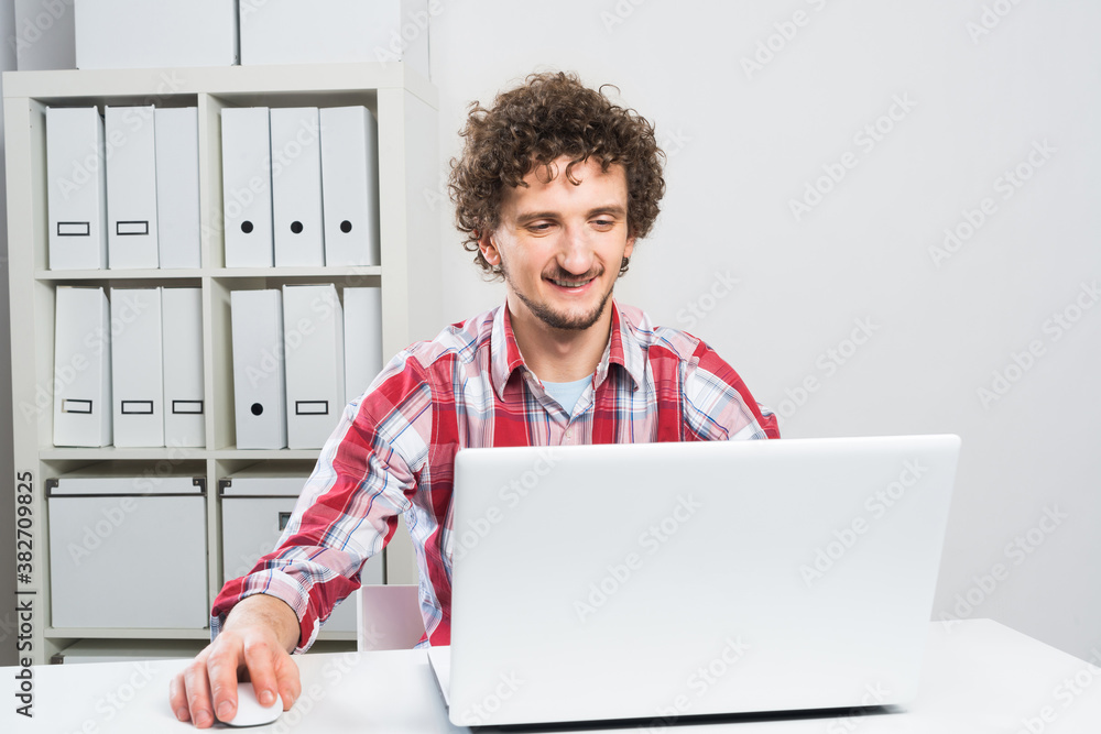 Man working in office