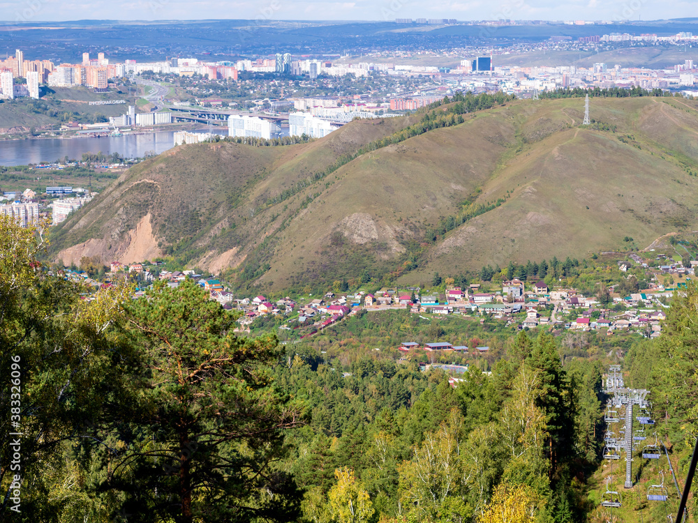 View from a reserve The Pillars