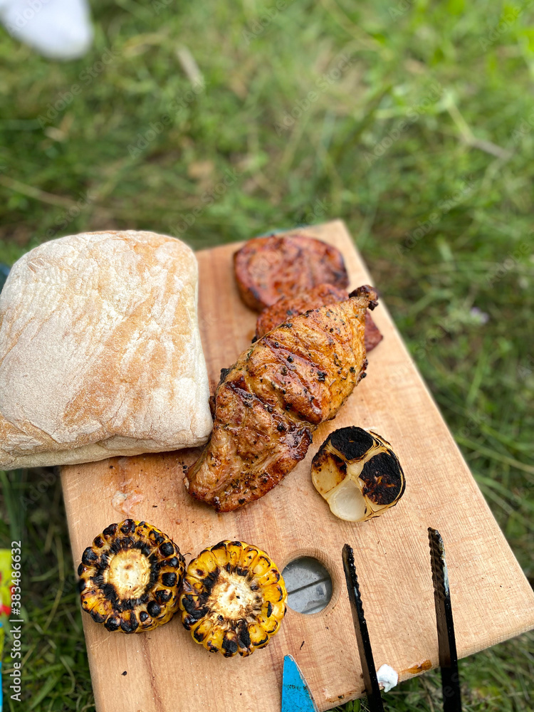 
ciabatta and steak