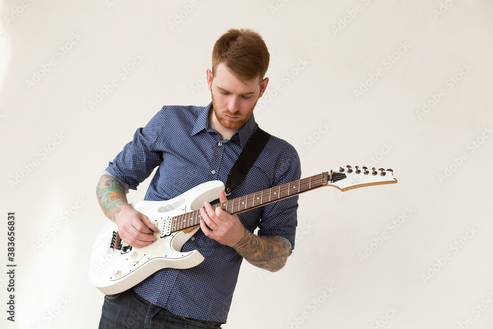 Man with guitar