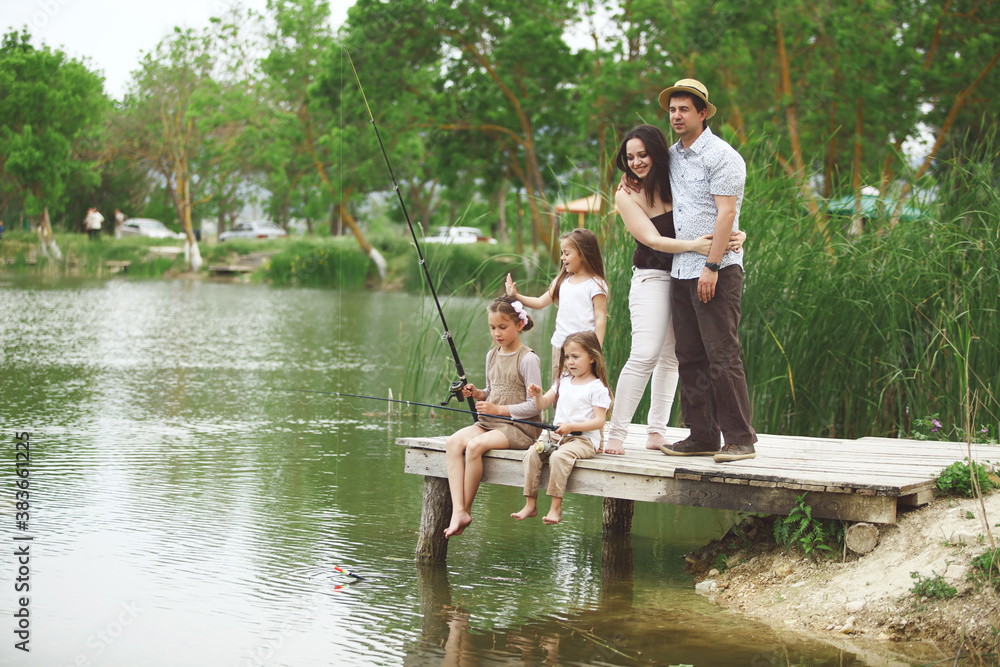 Family fishing