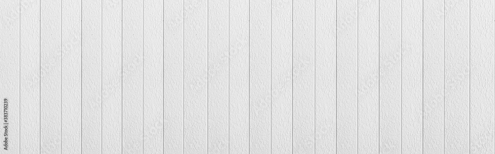 Panorama of White Corrugated metal background and texture surface or galvanize steel