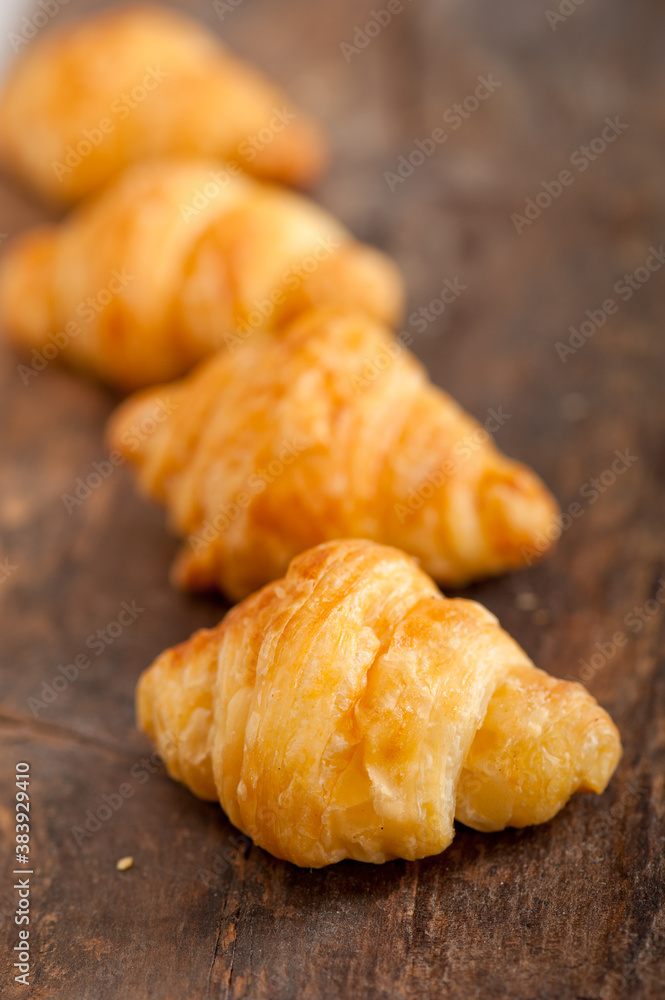 fresh croissant french brioche 