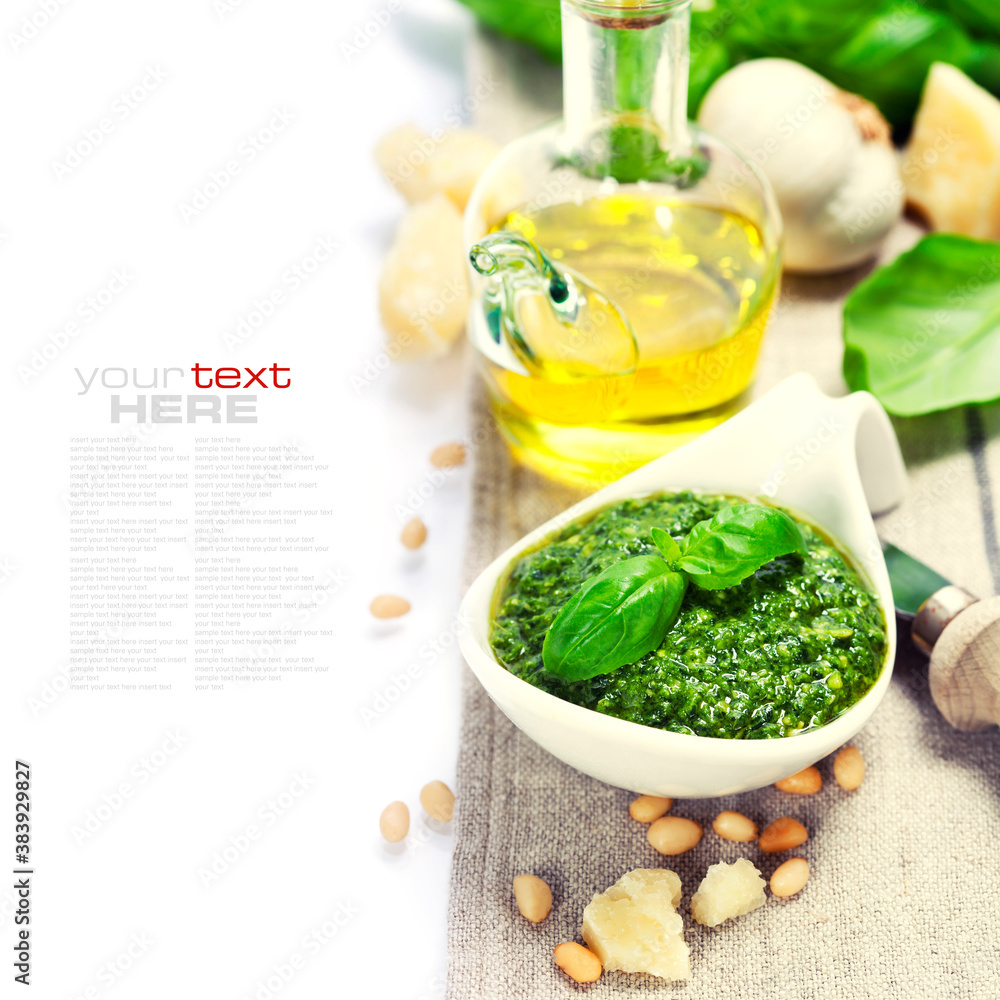  freshly made pesto 