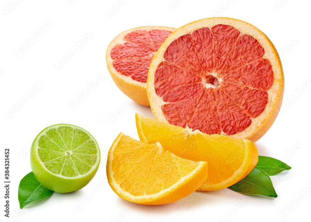 various citrus fruits