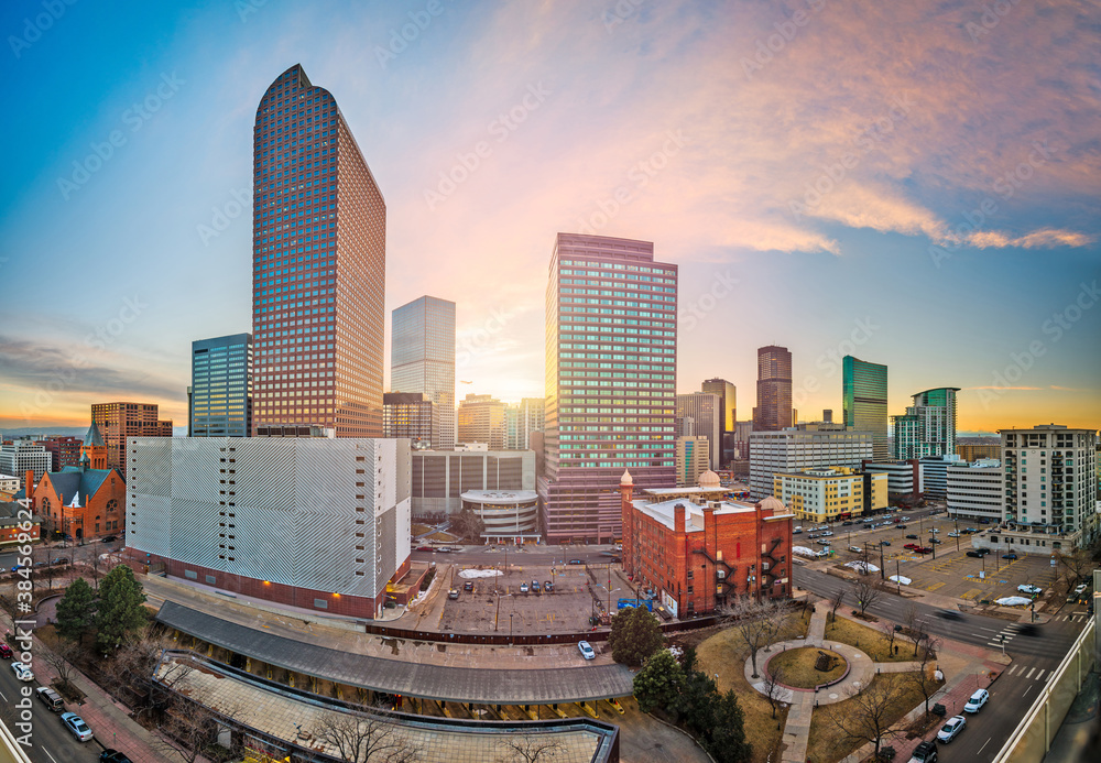 Denver, Colorado, USA Downtown Cityscape