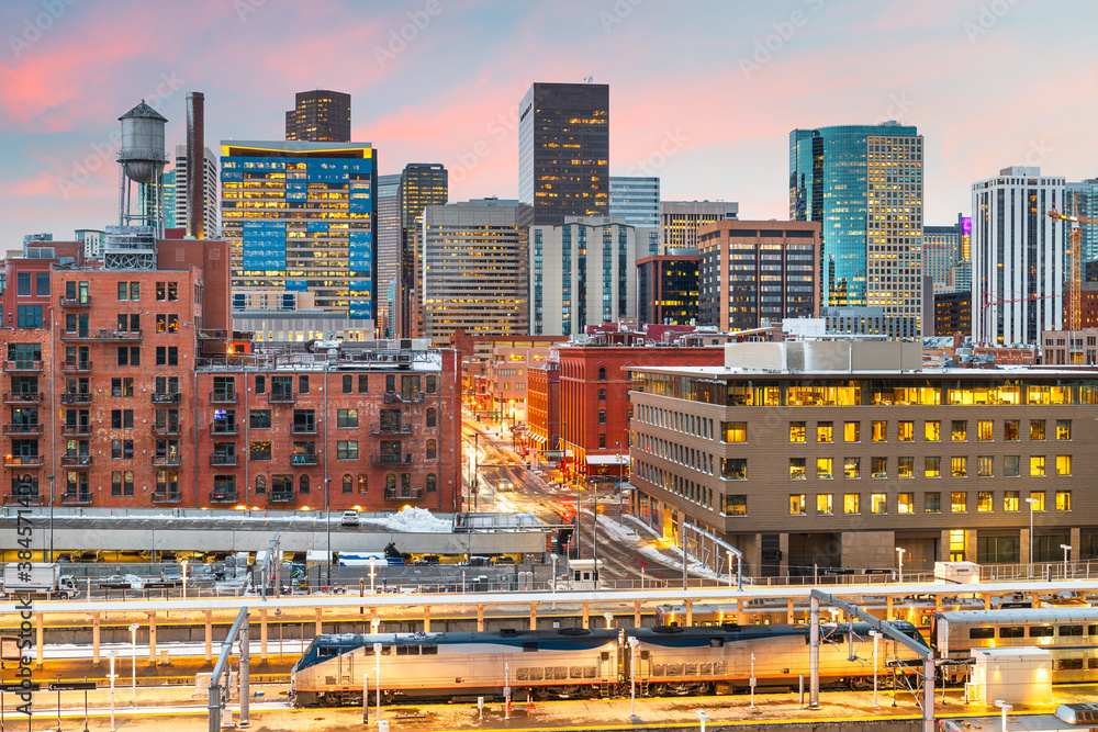 Denver, Colorado, USA Downtown Cityscape