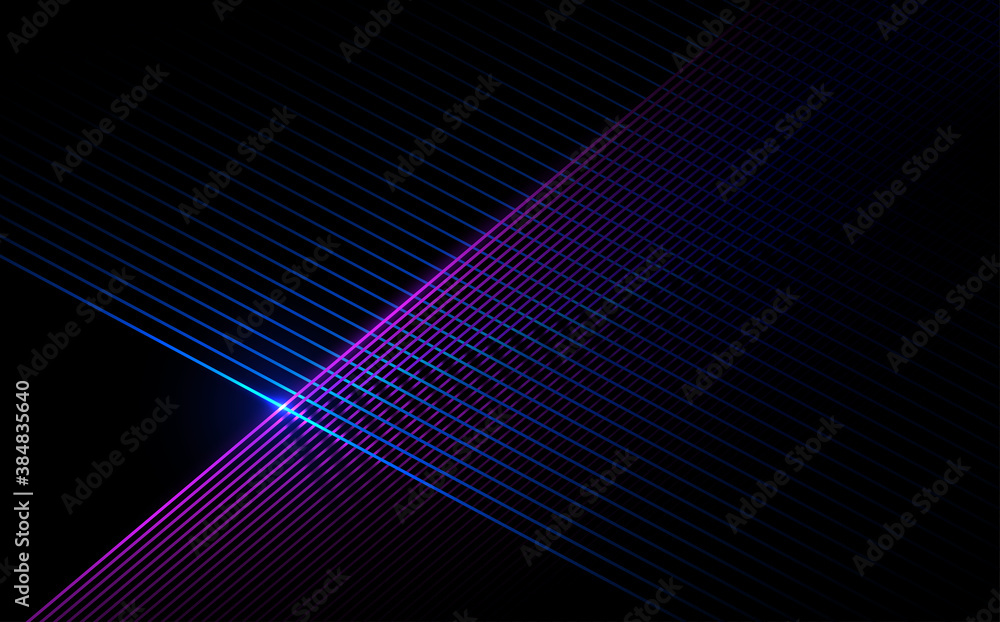 Neon color cross lines background