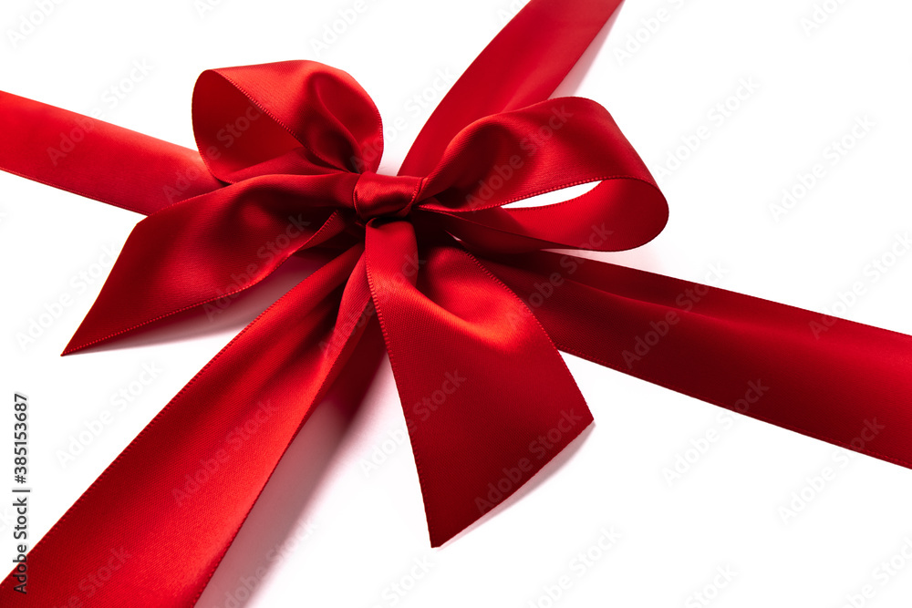 Red gift bow