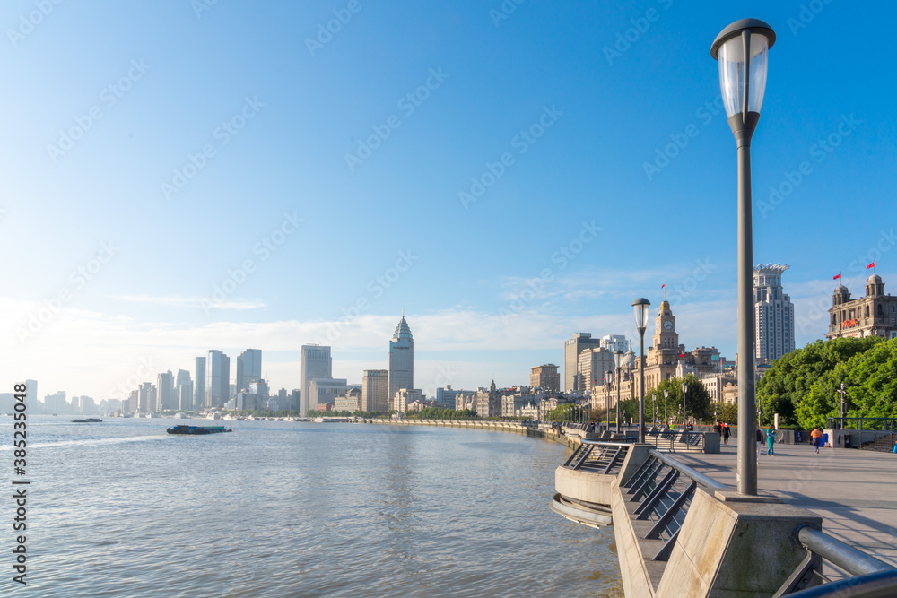 ShangHai city skyline at sunrise