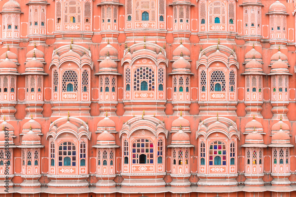 Hawa Mahal or Palace of the Winds in Jaipur, Rajasthan state, India.