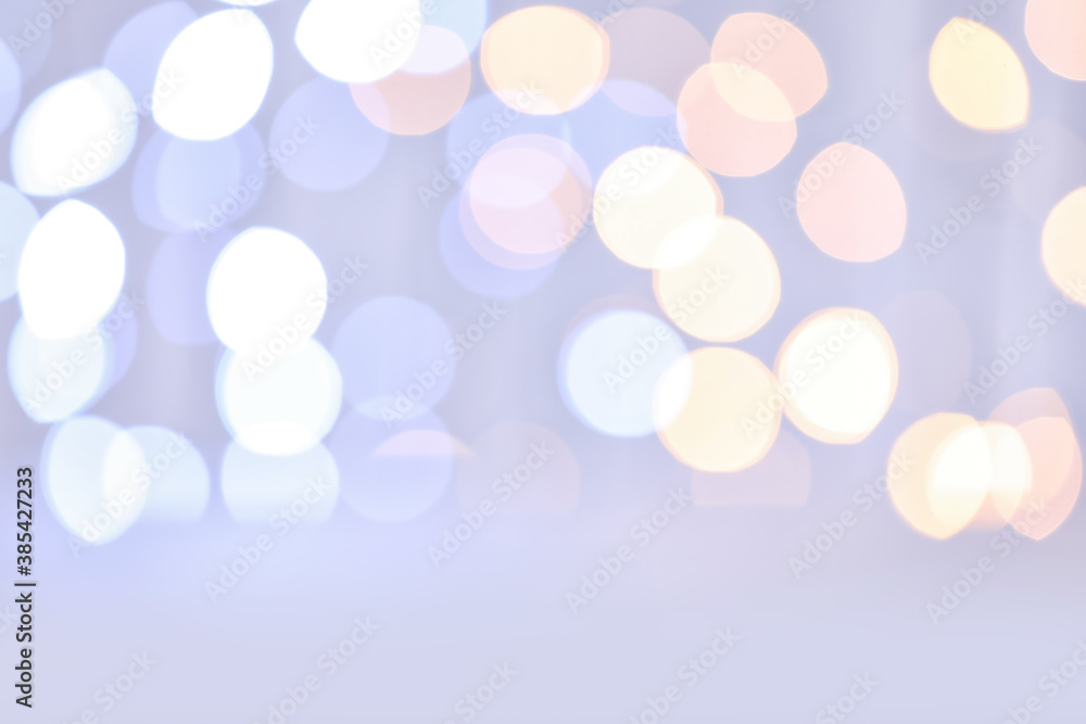 Abstract background with blurred lights