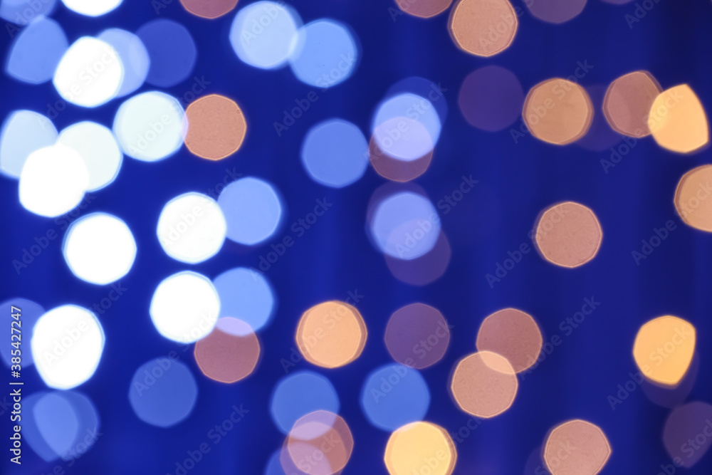 Abstract background with blurred lights