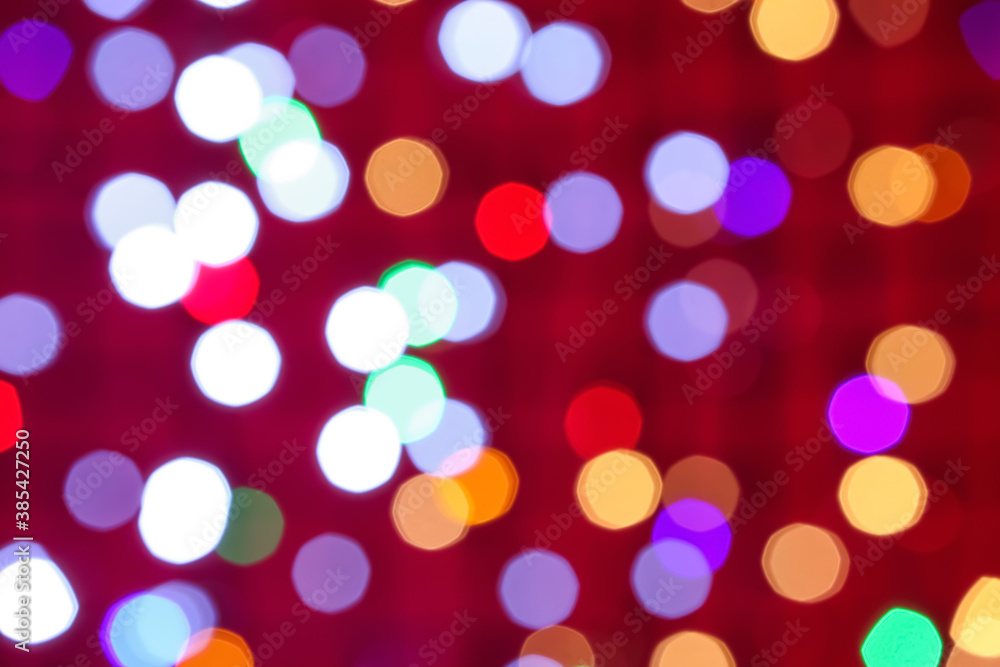 Abstract background with blurred lights