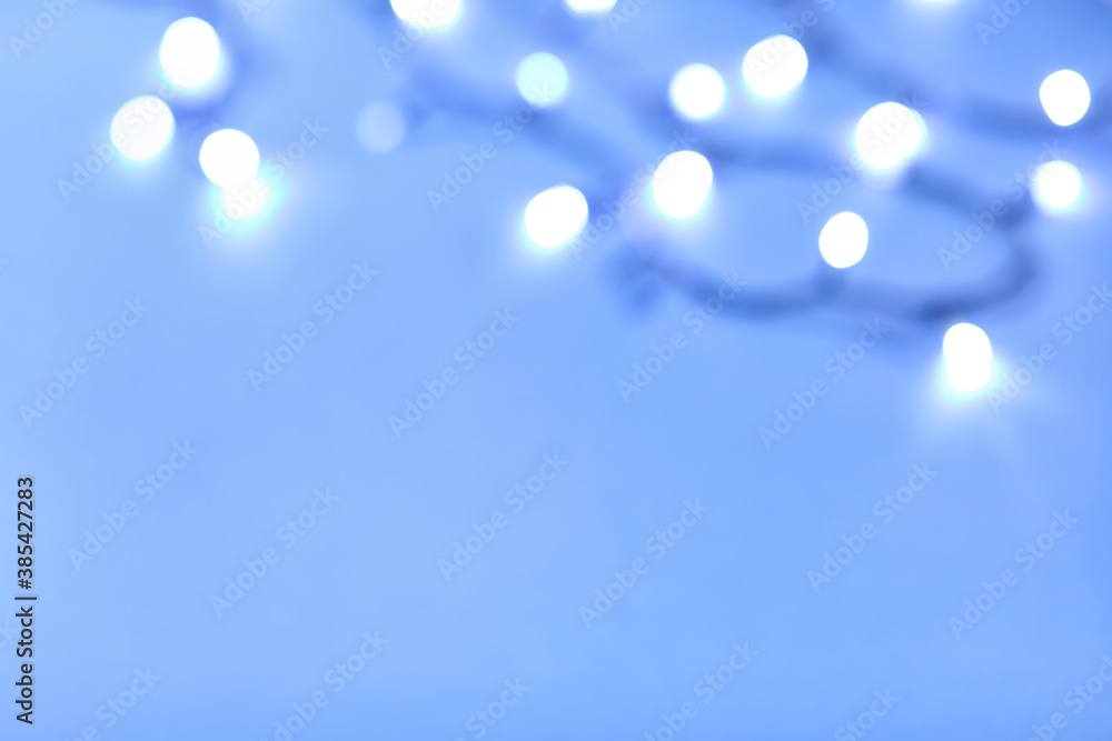 Abstract background with blurred lights