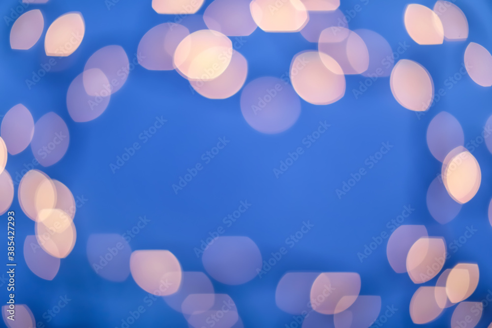 Abstract background with blurred lights