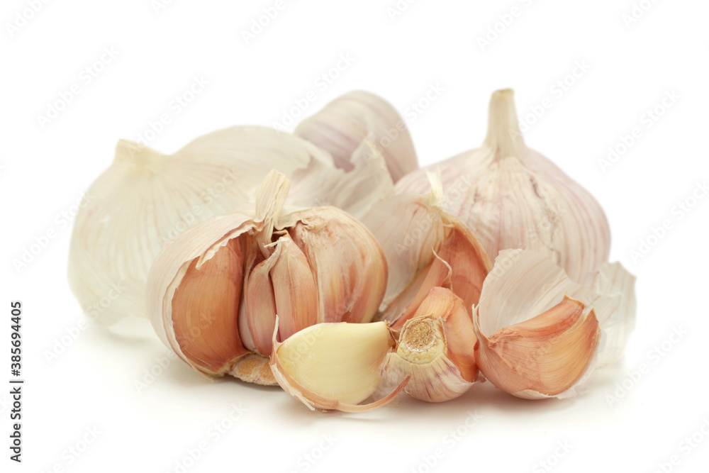 Garlic vegetable isolated