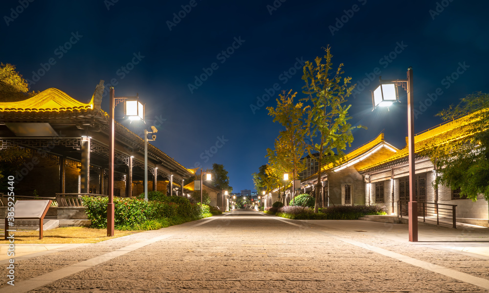 宿迁市东关口老码头夜景