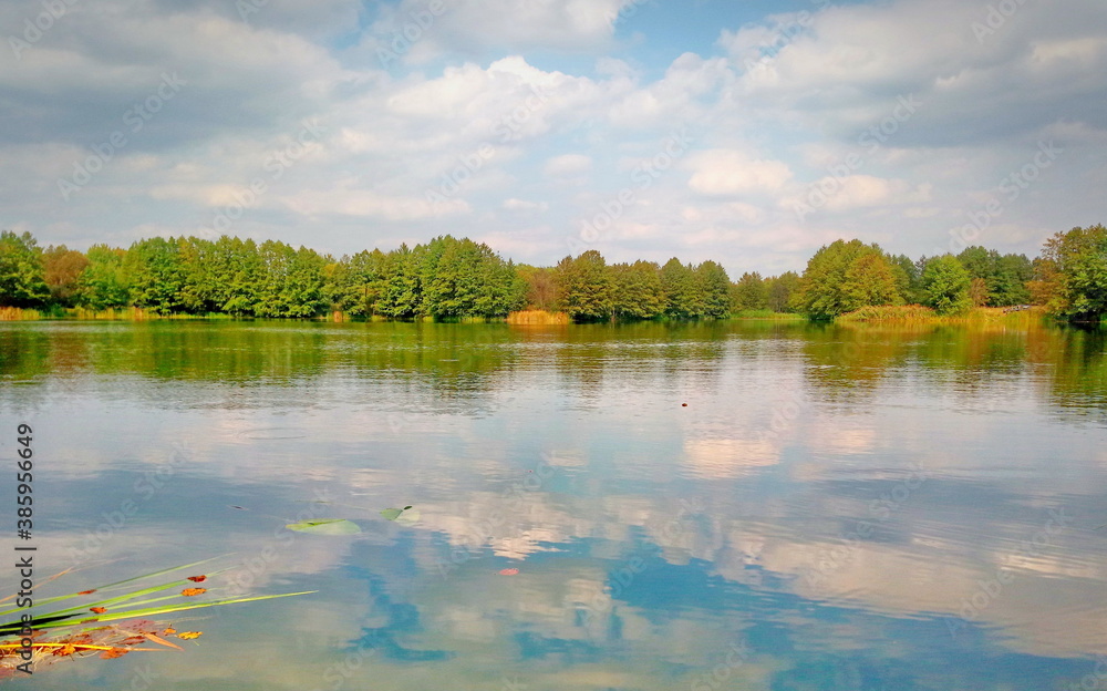 lake in autumn