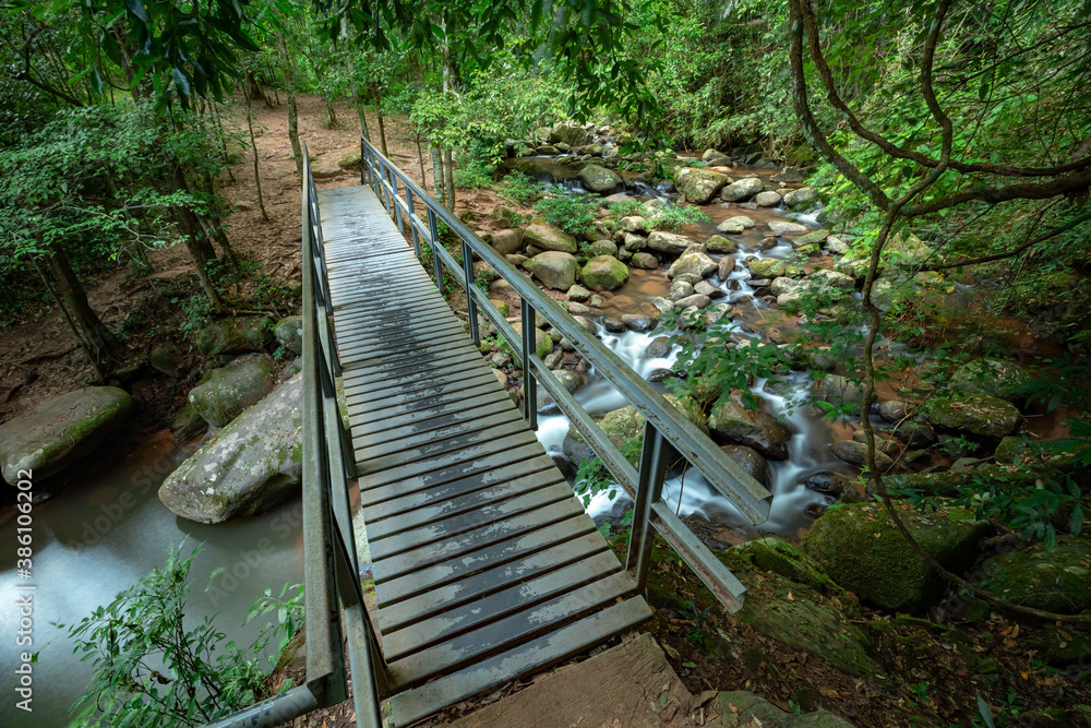 Sapan Waterfall (Namtok Sapan) 3nd floor is  most beautiful waterfall of NAN province.  Khun Nan Nat