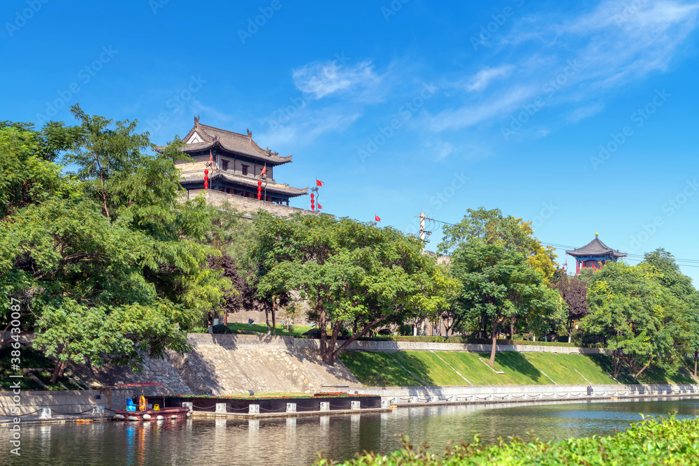 Xian City Wall is the most complete ancient city wall in China.