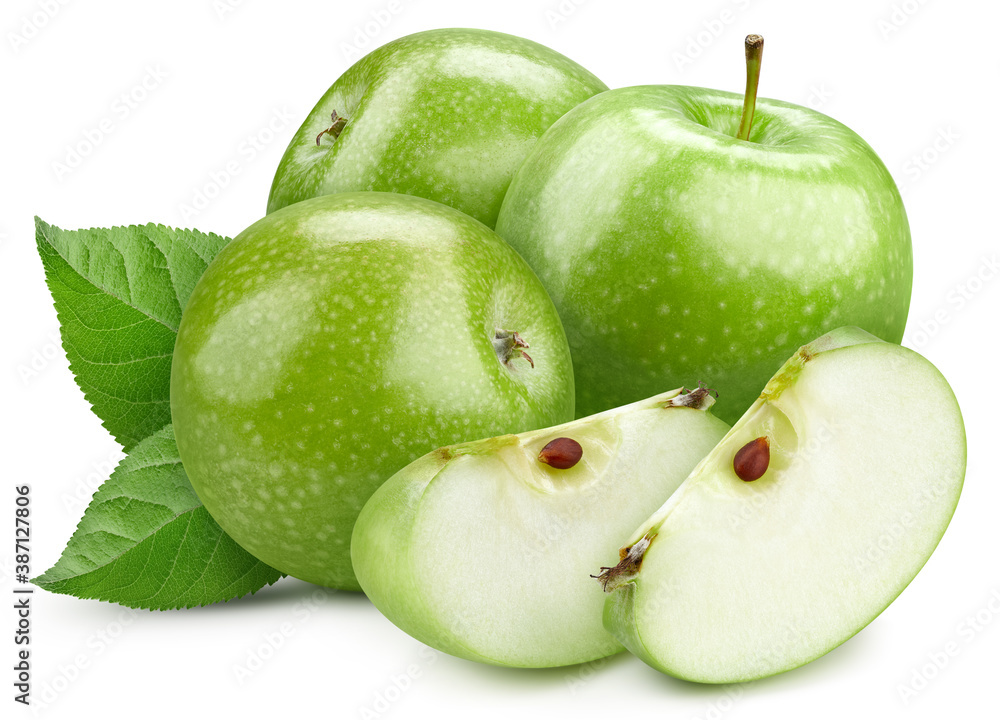 Pile of green apple