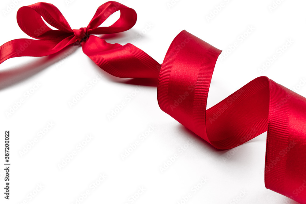 Red gift bow