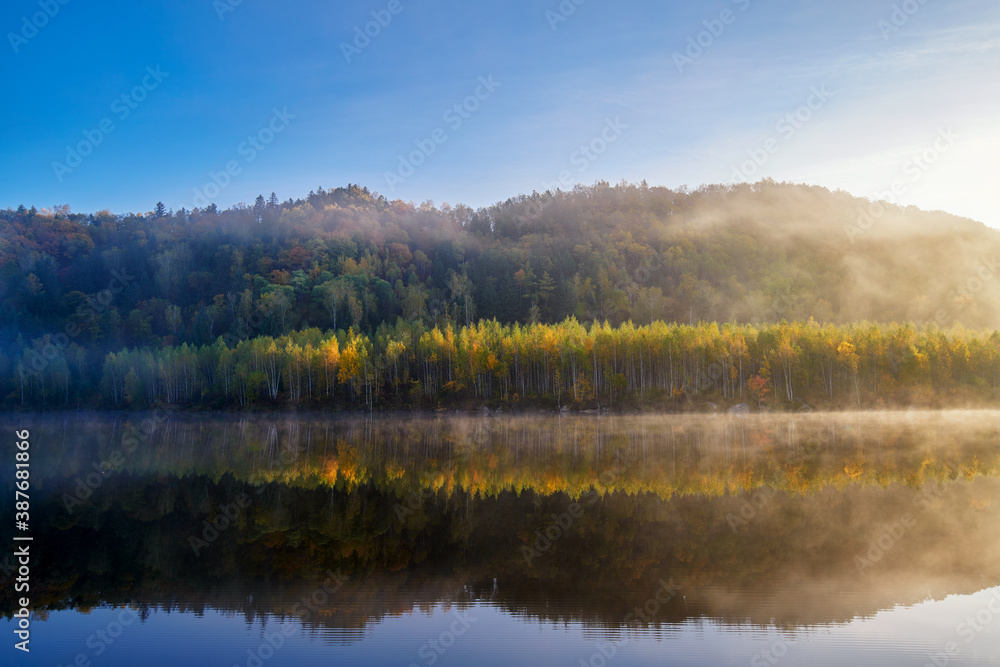 The autumn landscape of Singanense of China.