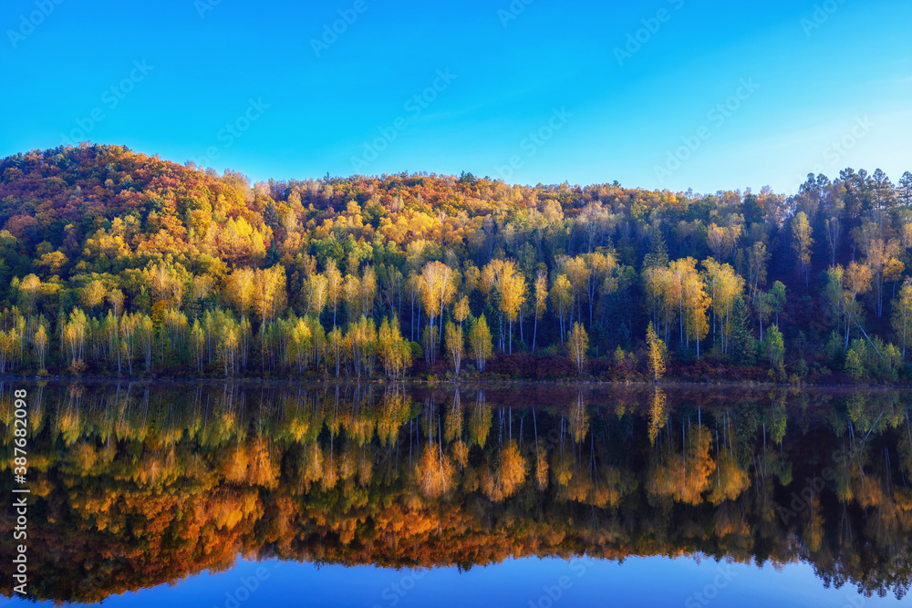 The autumn landscape of Singanense of China.