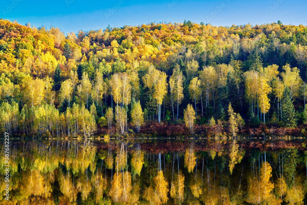 The autumn landscape of Singanense of China.