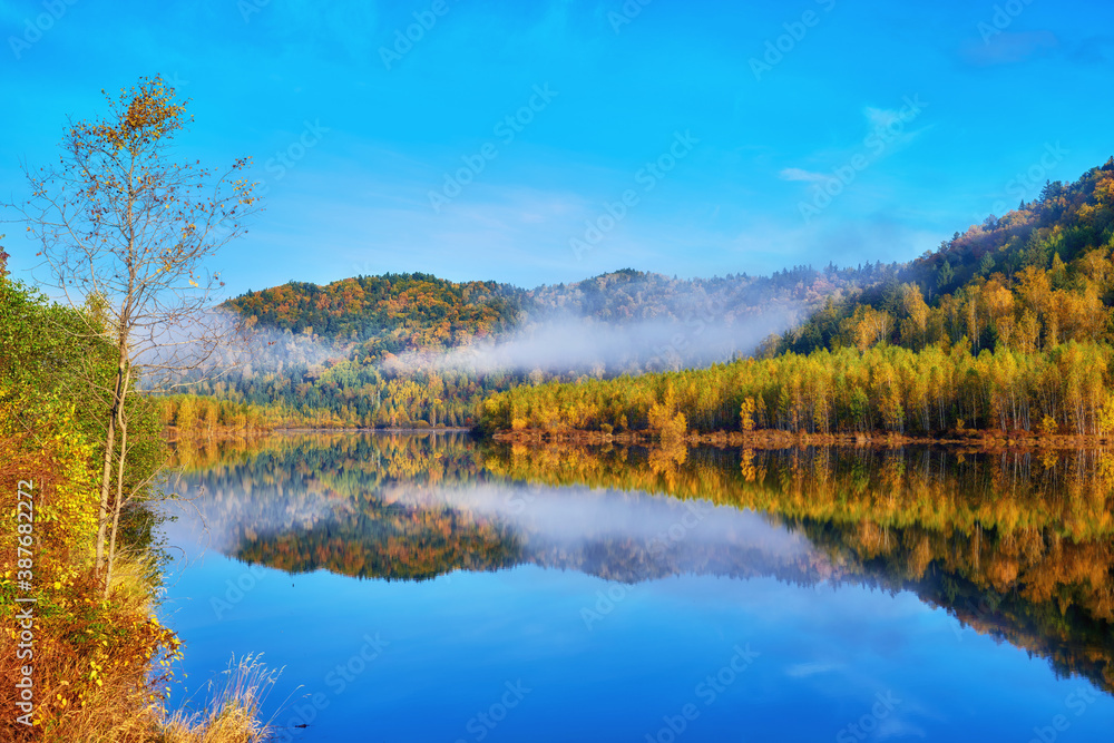 The autumn landscape of Singanense of China.